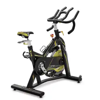 Decathlon GR6 indoor cycle met robuuste omkeerbare pedalen en 16 kg vliegwielmassa aanbieding