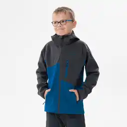 Decathlon Softshell jas voor wandelen MH900 TW kinderen 7-15 jaar aanbieding