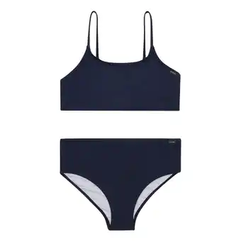 Decathlon Meisjes Dakaria II Effen Bikini (Marine) aanbieding