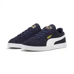 Decathlon PUMA Club II sneakers voor jongeren PUMA Navy White Gold Blue aanbieding