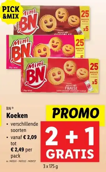 Lidl Koeken aanbieding