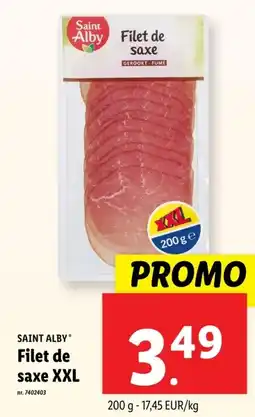 Lidl Filet de saxe XXL aanbieding