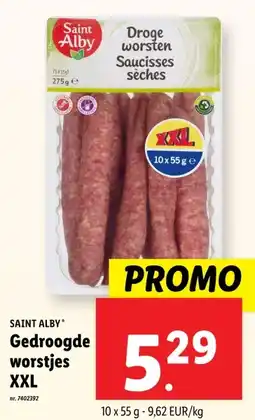 Lidl Gedroogde worstjes XXL aanbieding