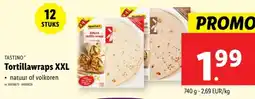 Lidl Tortillawraps XXL aanbieding