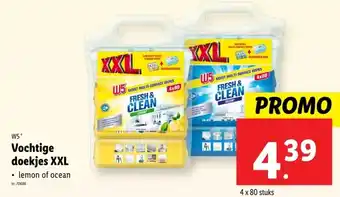 Lidl Vochtige doekjes XXL aanbieding