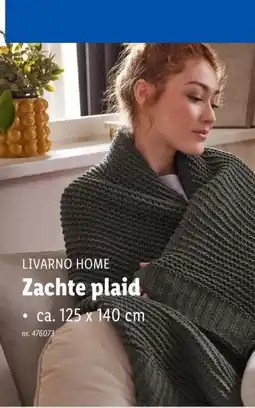 Lidl Zachte plaid aanbieding