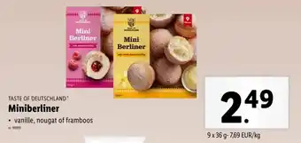 Lidl Miniberliner aanbieding