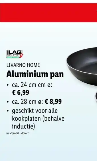 Lidl Aluminium pan aanbieding