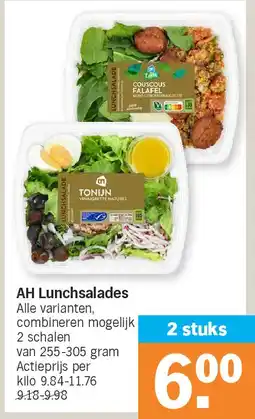 Albert Heijn AH Lunchsalades aanbieding