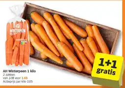 Albert Heijn AH Winterpeen 1 kilo aanbieding