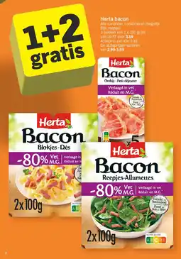 Albert Heijn Herta bacon aanbieding