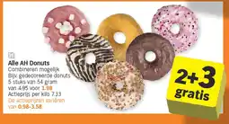 Albert Heijn Alle AH Donuts aanbieding