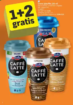Albert Heijn Emmi ijskoffie 230 ml aanbieding