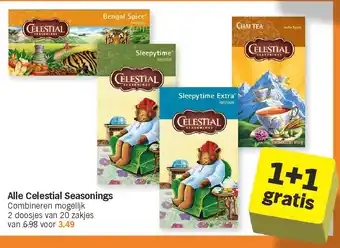 Albert Heijn Alle Celestial Seasonings aanbieding