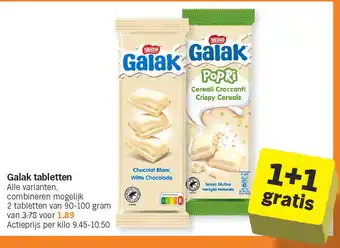 Albert Heijn Galak tabletten aanbieding