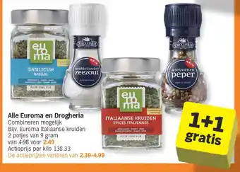 Albert Heijn Alle Euroma en Drogheria aanbieding