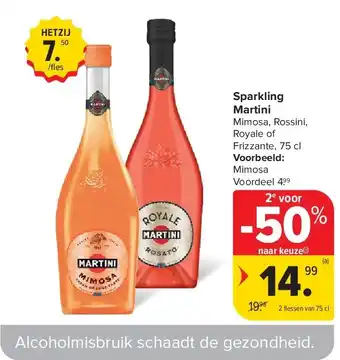 Carrefour Sparkling Martini aanbieding