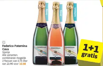 Albert Heijn Federico Paternina Cava aanbieding