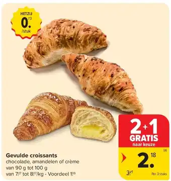 Carrefour Gevulde croissants aanbieding