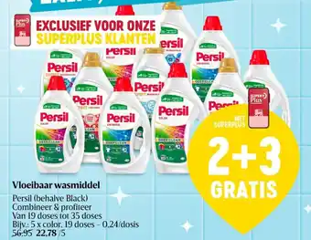 Delhaize Persil vloeibaar wasmiddel aanbieding