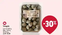 Delhaize Vongole aanbieding