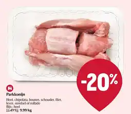 Delhaize Parkkonijn aanbieding