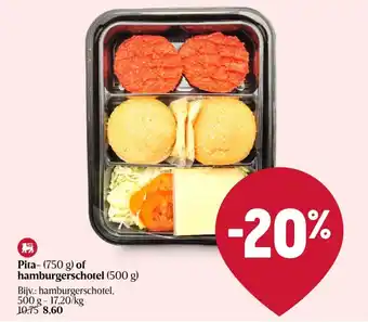 Delhaize Pita of Hamburgerschotel aanbieding