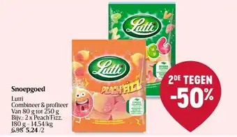 Delhaize Lutti Snoepgoed aanbieding