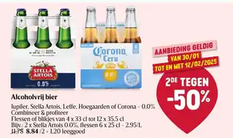 Delhaize Alcoholvrij bier aanbieding