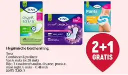 Delhaize Tena Hygiënische bescherming aanbieding