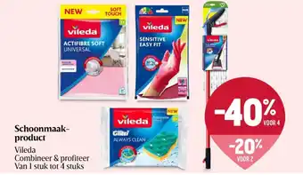 Delhaize Vileda Schoonmaakproduct aanbieding