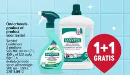 Delhaize Sanytol Onderhoudsproduct of product voor textiel aanbieding