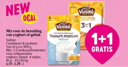 Delhaize Vahiné Mix voor de bereiding van yoghurt of gebak aanbieding