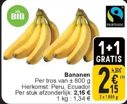 Cora Bananen aanbieding