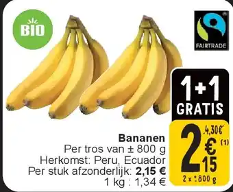 Cora Bananen aanbieding