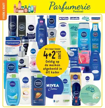 Cora NIVEA, Labello, atrix, Hansaplast aanbieding