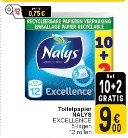 Cora Toiletpapier NALYS aanbieding