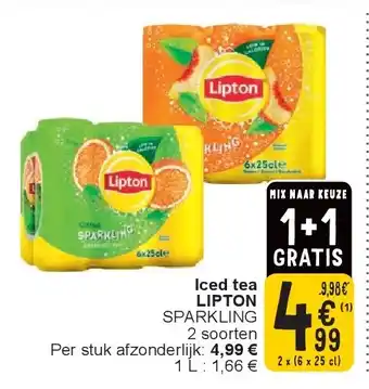 Cora Iced tea LIPTON aanbieding