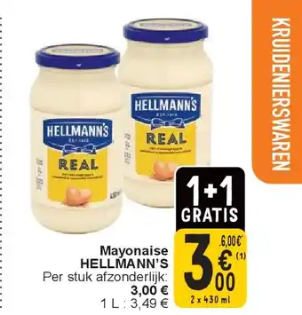 Cora Mayonaise HELLMANN’S aanbieding