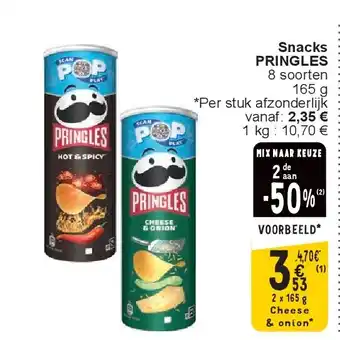 Cora Snacks PRINGLES aanbieding