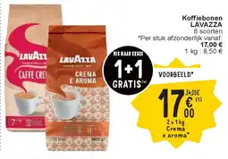 Cora Koffiebonen LAVAZZA aanbieding