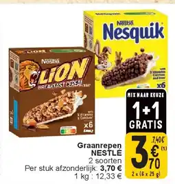 Cora Graanrepen NESTLÉ aanbieding