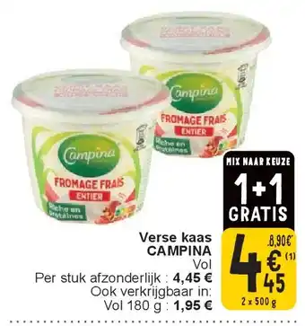 Cora Verse kaas CAMPINA aanbieding