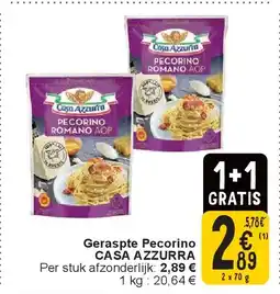 Cora Geraspte Pecorino CASA AZZURRA aanbieding