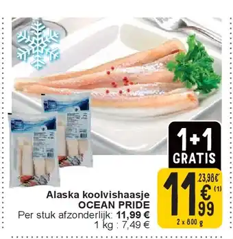 Cora Alaska koolvishaasje OCEAN PRIDE aanbieding