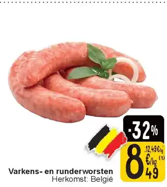 Cora Varkens- en runderworsten aanbieding