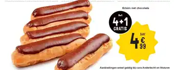 Cora Eclairs met chocolade aanbieding