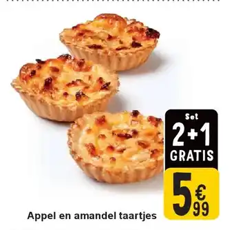 Cora Appel en amandel taartjes aanbieding