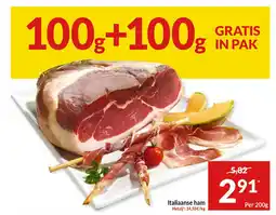 Intermarché Italiaanse ham aanbieding