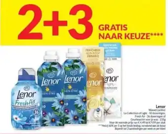 Intermarché Lenor wasverzachter aanbieding